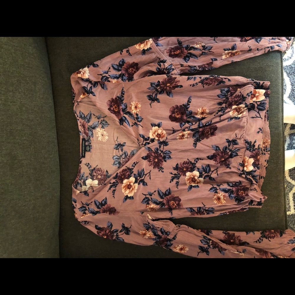 Pink floral top